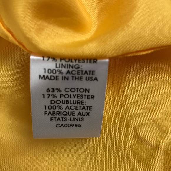 Nanette Lepore Yellow Embroidered Sheath Dress - Picture 6 of 6